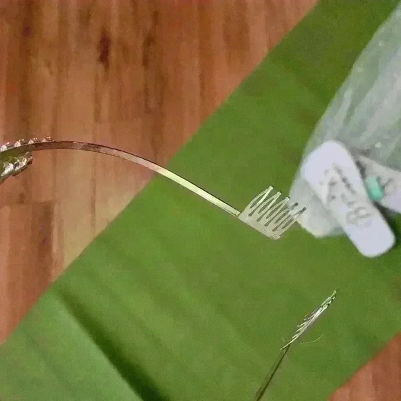 Bride flip flops, comb short veil with pearl accents, comb tiara, and sash set! - Picture 6 of 13